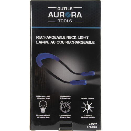 Work Light, Neck Light, Rechargeable, 300 Lumens Waymarc Industries Inc