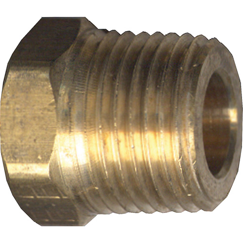 Hex Head Cored Plug, Pipe, 1/4" Dia., Brass Waymarc Industries Inc