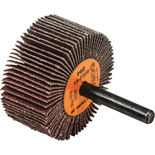Coolcut Flap Wheel, Aluminum Oxide, 60 Grit, 2" x 1" x 1/4" Waymarc Industries Inc
