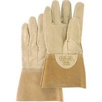 Softouch Welding Gloves, Pigskin Leather, Size Medium Waymarc Industries Inc
