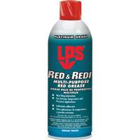 Red & Redi Multi-Purpose Red Grease, 16 oz., Aerosol Can AA873 | Waymarc Industries Inc
