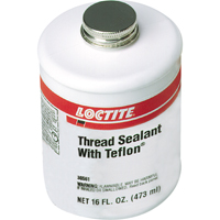 Thread Sealant with PTFE, Brush-Top Can, 473 ml, -51° C - 149° C/-59.8° F - 300.2° F Waymarc Industries Inc