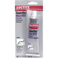 Superflex RTV Silicone Adhesive Sealant, Tube, Blue Waymarc Industries Inc