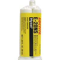 Hysol E-20NS Epoxy, Two-Part, Dual Cartridge, 120 g., Tan Waymarc Industries Inc