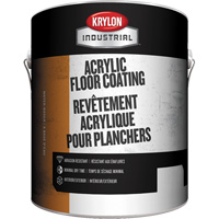 Industrial Floor Coating, 1 gal., Water-Based, Semi-Gloss, Grey Waymarc Industries Inc