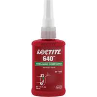 Retaining Compound 640 Medium Strength/High Temperature, 50 ml, Bottle, Green Waymarc Industries Inc