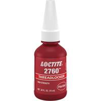 Threadlocker 2760 Instant Adhesive, Red, High, 10 ml, Bottle Waymarc Industries Inc