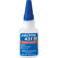 431 Surface Insensitive Instant Adhesive, Clear, Bottle, 20 g Waymarc Industries Inc