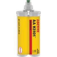 AA H3101 Structural Adhesive, Two-Part, Dual Cartridge, 400 ml, White Waymarc Industries Inc