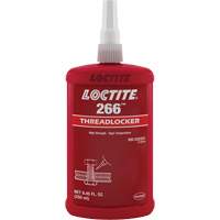 266 Threadlocker, Red, High, 250 ml, Bottle Waymarc Industries Inc