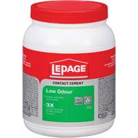 LePage<sup>®</sup> Low-Odour Contact Cement, Tub, 1.5 L, Clear AF517 | Waymarc Industries Inc