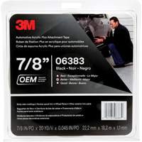 3M Automotive Acrylic Tape, 18 M (60') L x 22 mm (7/8") W, 45 mils, Acrylic Waymarc Industries Inc