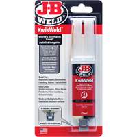 KwikWeld Adhesive, 25 ml, Syringe, Two-Part, Grey AG589 | Waymarc Industries Inc