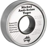 Nickel Anti-Seize Tape, 590" L x 1/2" W, Silver AG665 | Waymarc Industries Inc