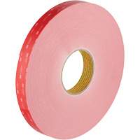 VHB Tape, 32.9 m (108') L x 1117.6 mm (44") W, 0.028 mm, Acrylic Waymarc Industries Inc