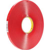 VHB Tape, 66 m (216') L x 6 mm (1/4") W, 23 mils, Acrylic Waymarc Industries Inc