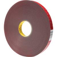 VHB Tape, 66 m (216') L x 6 mm (1/4") W, 23 mils, Acrylic Waymarc Industries Inc