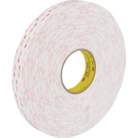 VHB Tape 4950, 33 m (108') L x 25.4 mm (1") W, 45 mils, Acrylic Waymarc Industries Inc