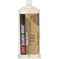 Scotch-Weld Adhesive, 1.64 fl. oz., Dual Cartridge, Two-Part, Clear Waymarc Industries Inc