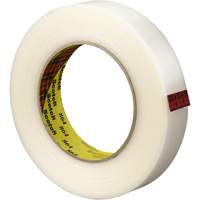 Scotch&reg; Reinforced Strapping Tape, 5.6 mils Thick, 12 mm (1/2") x 330 m (1082')  Waymarc Industries Inc