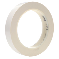 471 Vinyl Tape, 25.4 mm (1") W x 32.9 m (108') L, 5.3 mils, White Waymarc Industries Inc