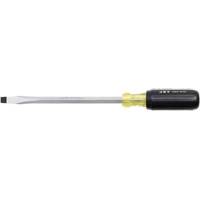 JKSS-8 Slot Screwdriver, 3/8" Tip, Square, 8" L, Cushion Grip Handle Waymarc Industries Inc