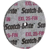 Meule homog&egrave;ne Scotch-Brite EXL, 3" x 1/2", Arbre de 1/4" Waymarc Industries Inc