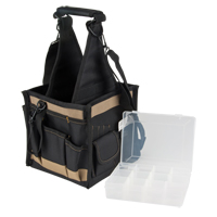 Tool Pouches, Canvas, 25 Pockets, Black Waymarc Industries Inc