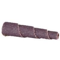 ALO Spiral Cartridge Roll, 100 Grit, 5/8" Dia., Aluminum Oxide, 1-1/2" L, 1/8" Arbor Waymarc Industries Inc