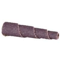 ALO Spiral Cartridge Roll, 80 Grit, 1" Dia., Aluminum Oxide, 2" L, 3/16" Arbor Waymarc Industries Inc
