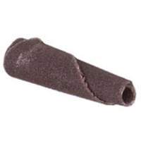 ALO Spiral Cartridge Roll, 100 Grit, 3/16" Dia., Aluminum Oxide, 1" L, 1/8" Arbor Waymarc Industries Inc