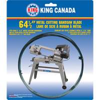 Lame de scie &agrave; ruban en m&eacute;tal, Acier au carbone, 64-1/2" lo x 1/2" la x &eacute;paisseur 0,025", 18 dents par pouce Waymarc Industries Inc
