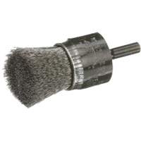 Crimped Wire End Brush, 1", 0.006" Fill Waymarc Industries Inc