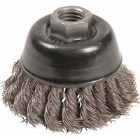 Brosses-boisseau &agrave; fils nou&eacute;s - Petites rectifieuses &agrave; grande vitesse, 2-3/4" dia. x 5/8"-11 arbre Waymarc Industries Inc