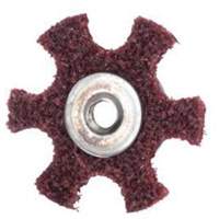 Abrasotex Surface Preparation Star, 2" Dia., Medium Grit, Aluminum Oxide Waymarc Industries Inc
