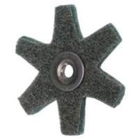 Abrasotex Surface Preparation Star, 2" Dia., Very Fine Grit, Aluminum Oxide Waymarc Industries Inc