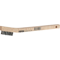 Petites brosses de nettoyage, Acier inoxydable, 3 x 7 rangs de fils, Longueur 7-3/4" Waymarc Industries Inc