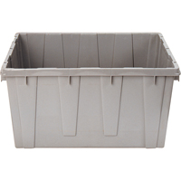 Contenant emboîtable, 21,1" la x 17,7" p x 12" h, Gris Waymarc Industries Inc