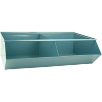 Sectional Bin Units, 100 lbs. Cap., 37" W x 24" D x 11" H, Blue Waymarc Industries Inc