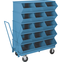 Bacs sectionnels superposables Stackbin - Chariots Waymarc Industries Inc