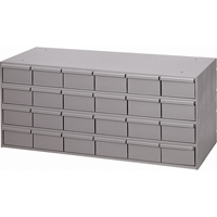 Casiers &agrave; tiroirs industriels, 24 tiroirs, 33-3/4" la x 11-5/8" p x 14-3/8" h, Gris Waymarc Industries Inc