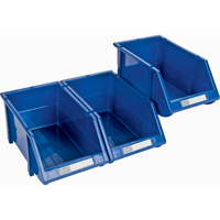 Bac empilable & &agrave; suspendre, 4-13/16" la, 3-3/16" h x 7-1/8" p, Bleu Waymarc Industries Inc