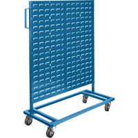 Supports mobiles pour contenants - &agrave; un c&ocirc;t&eacute;, &agrave; un c&ocirc;t&eacute;, 36" la x 16" p x 46-1/2" h Waymarc Industries Inc