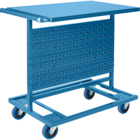 Chariots porte-contenants - Chariot seulement, &agrave; deux c&ocirc;t&eacute;s, 24" la x 38-1/2" p x 36-1/2" h Waymarc Industries Inc