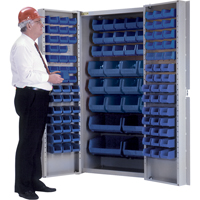 Deep-Door Combination Cabinet, 38" W x 24" D x 72" H, 36 Shelves Waymarc Industries Inc