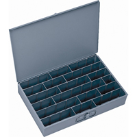 Compartment Scoop Boxes, 12" W x 18" D x 3" H, 17 Compartments Waymarc Industries Inc