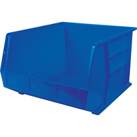 Ultra Stack & Hang Bin, 16-1/2" W x 11" H x 18" D, Blue Waymarc Industries Inc