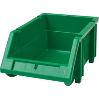 Stack & Hang Bin, 4-13/16" W x 3-3/16" H x 7-1/8" D, Green Waymarc Industries Inc