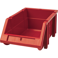 Stack & Hang Bin, 4-13/16" W x 3-3/16" H x 7-1/8" D, Red Waymarc Industries Inc