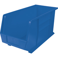 Bacs ultra empilable & suspendable, 8-1/4" la, 9" h x 18" p, Bleu Waymarc Industries Inc